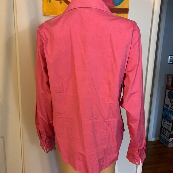 Geoffrey Beene Sport Pink Button Down Blouse - Picture 6 of 7